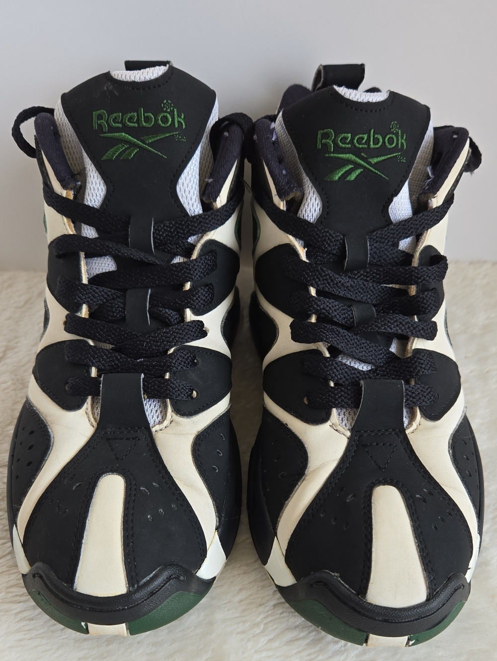 Reebok Kamikaze I Mid Seattle SuperSonics Black White Racing Green 7.5 V60362